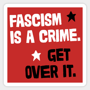 Fascism Is A Crime. Magnet